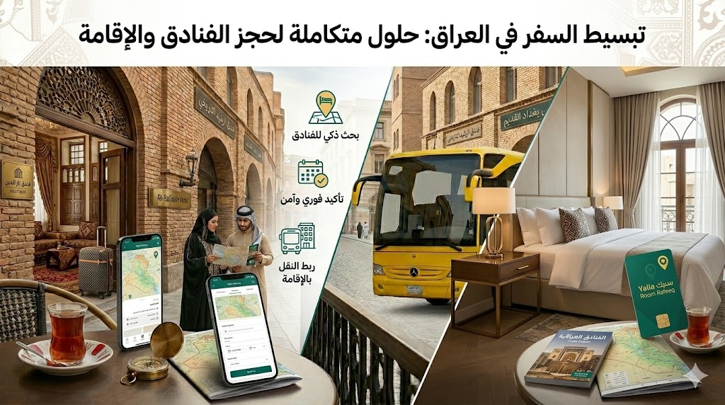 2027الدليل الشامل للحجوزات الفندقية في العراق: كيف تخطط لإقامة مثالية مع "يالا رفيق"؟